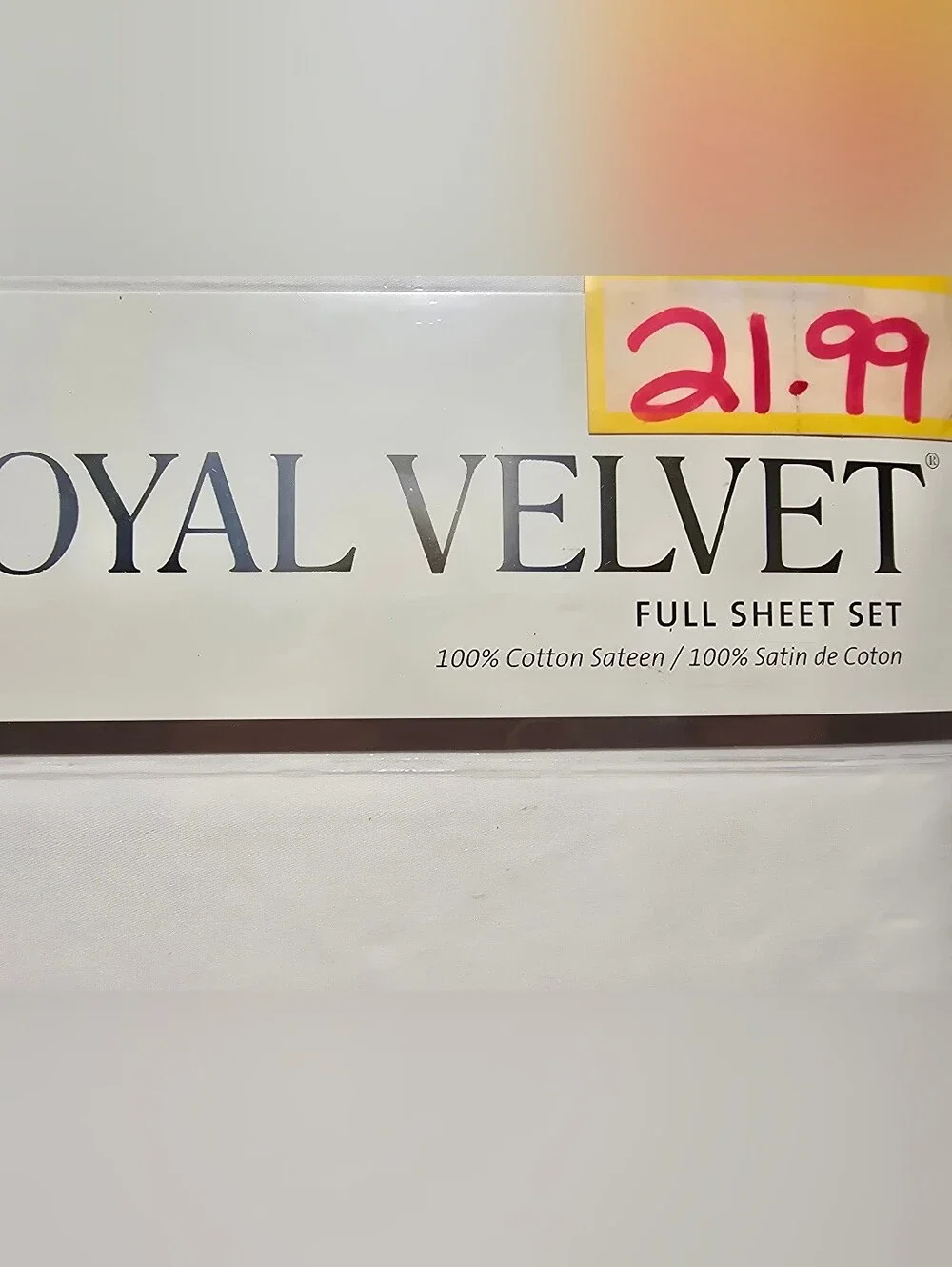 Royal Velvet Cream Full Sheet Set - Elegant Soft Bedding 4 Piece Set 250 TC
